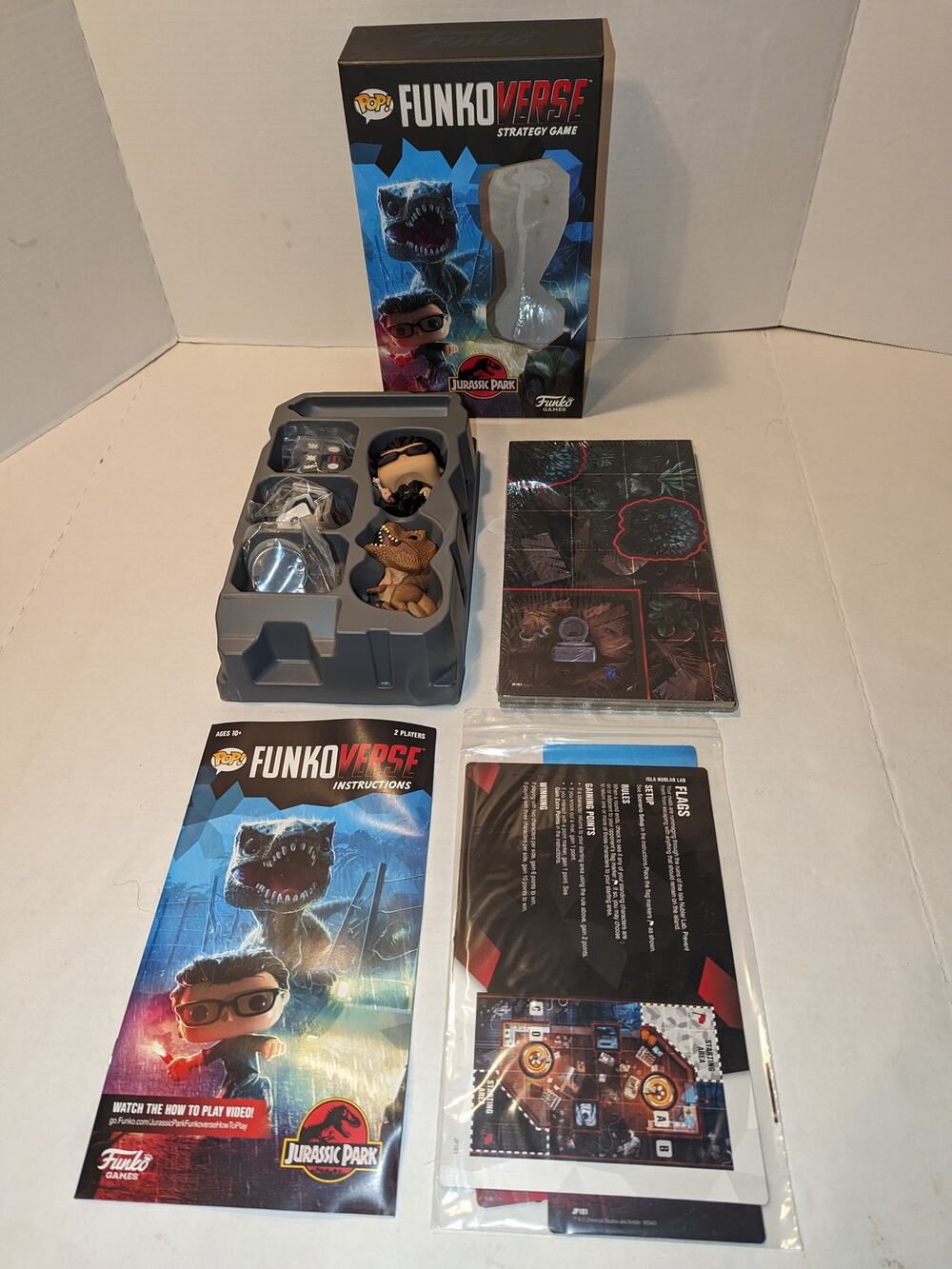 FunkoVerse: Jurassic Park 101 2 Pack Board Game Pieces Sealed Complete